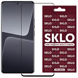 Захисне скло SKLO 3D для Xiaomi 13 / 14 Чорний