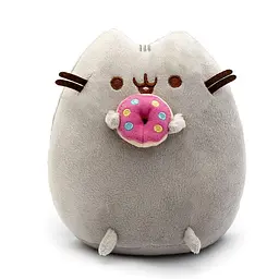 М'яка іграшка Пушин із пончиком Pusheen 18 см P 006