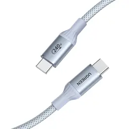 Кабель UGREEN L534 USB-C - USB-C PD 3.1 240 Вт 2 м зоряний блакитний (75732)