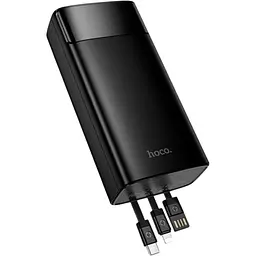 Зовнішній акумулятор Hoco DB89B Element 30000mAh 22.5W Black [161335] - мініатюра 4