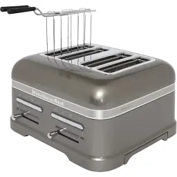 Тостер KitchenAid Artisan на 4 тости срібний медальйон (5KMT4205EMS) - мініатюра 3
