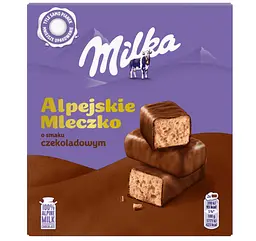 Цукерки пташине молоко Milka Alpine Milk Chocolate 330г