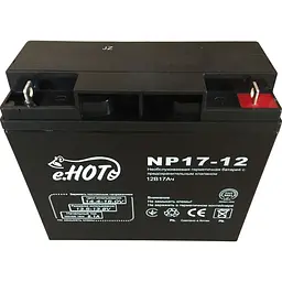 Акумулятор Enot AGM 12V (12V/17Ah/204Wh) (NP17.0-12) [154028] - мініатюра 2