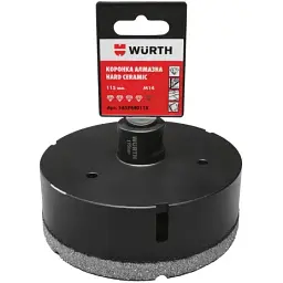 Коронка алмазна Wurth Hard Ceramic 115 мм M14 (1457440115) - мініатюра 2