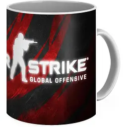 Кухоль GeekLand CS:GO Counter-Strike КС:ГО Контр Страйк глобальний наступ CP 03.431 330 мл білий - мініатюра 3