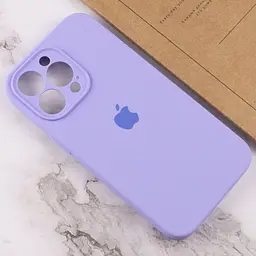 Чохол Silicone Case Full Camera Protective AA для Apple iPhone 14 Pro 6.1" Бузковий / Dasheen - мініатюра 4