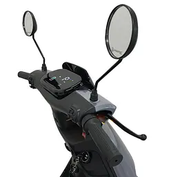 Електроскутер BeastBike Thanator 1200W сріблястий - мініатюра 9