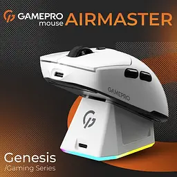 Миша GamePro Genesis Airmaster Wireless/Bluetooth/USB PixArt PAW3311 Sensor White (GM167W) - мініатюра 11
