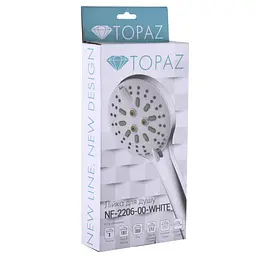 Ручний душ Topaz NF-2206-00-white 000025160, Хром - мініатюра 3