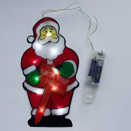 Новорічна LED декорація Devilon Дід Мороз 25х13.5 см (640317) - мініатюра 2