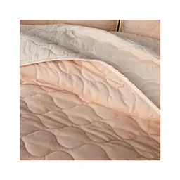 Покривало MirSon №5050 Velor charm Beige 200х220 см (2200008376796) - мініатюра 4
