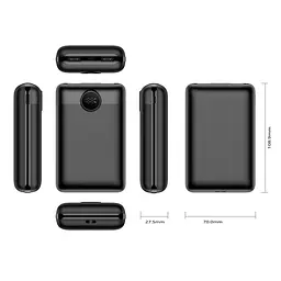 УМБ VEGER S20 Fast Charging Mini PD QC3.0 22,5W 20000mAh Black (W2053) (6970453554198) - мініатюра 7