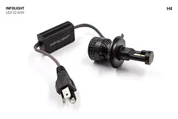 Комплект світлодіодних ламп Infolight S2 H4 60W - мініатюра 4