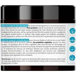 Маска для волосся Biovax Keratin Damage Healing Mask 250 мл  - мініатюра 2