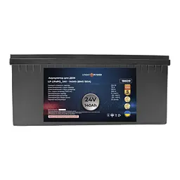 Акумулятор LP LiFePO4 24V (25,6V) - 140 Ah (3584Wh) (BMS 150A) пластик