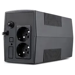 Джерело безперебійного живлення Vinga 600 ВА / 360 Вт / 7 А*ч (VPE-600P) - мініатюра 3