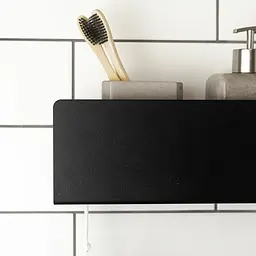 Полиця в ванну кімнату Nice & Cozy AquaFlow чорна - мініатюра 5