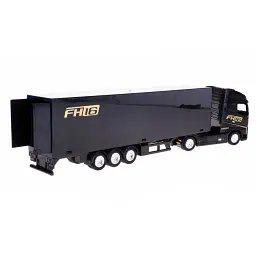 Автомодель - ФУРА VOLVO FH16 GLOBETROTTER 750 XXL (чорний) - мініатюра 3