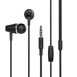 Навушники Hoco M34 honor music universal earphones with microphone Black