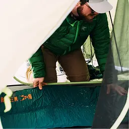 Килимок самонадувний Kelty Cosmic Mummy 2.5 Зелений - мініатюра 4