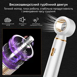 Фен для волосся 3 в 1 швидке сушіння 3-in-1 curling iron AND LY-945 - мініатюра 4