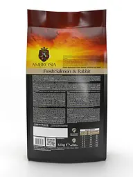 Сухий корм Ambrosia Grain Free Dog Adult Mini Sensitive Fresh Salmon & Rabbit для дорослих собак міні порід зі свіжим лососем та кроликом 1.5 кг - мініатюра 3