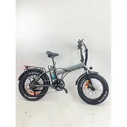 Електровелосипед E-scooter FateBike Mega 1000 1200W 48V 21Ah сірий - мініатюра 3