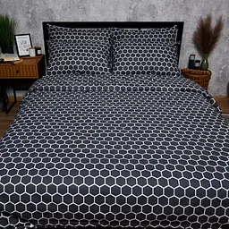 Постільний набір Moon&Star (підковдра 143х210 см + 2 наволочки 50х70 см) Бязь Gold Люкс Black Nectar - мініатюра 2