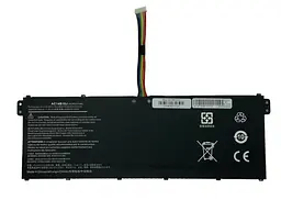Акумулятор для ноутбука Acer AC14B18J-3S1P Aspire ES1-511 11.4V Black 2600 mAh - мініатюра 2