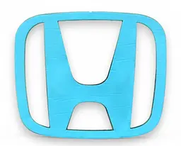 Емблема керма Honda 38х42 мм Хром (на скотчі) 78501SWAA01 - мініатюра 3