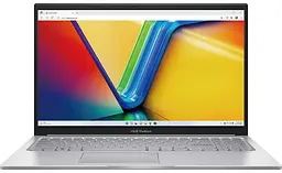 Ноутбук ASUS 15.6" Vivobook 15 (X1504VA-BQ500) Intel Core i3-1315U/16GB/SSD512GB/Intel Graphics/DOS/Silver (90NB10J2-M00PJ0)