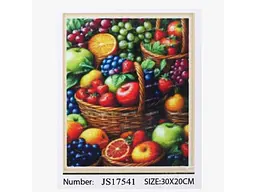 Алмазна мозаїка Фруктовий кошик, TK Group (20х30 см)