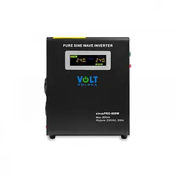 Гібридний ДБЖ/інвертор Volt Polska SINUS PRO 800 W 12/230V 500/800W (3SP098012W)