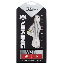 Балансир Viking Fishing Yeti Ice Jig 60mm 16.0g #11 Anchovy - мініатюра 2