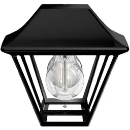 Вуличний настінний світильник Philips Alpenglow 42Вт цоколь E27 ІР44 без лампи чорний (915005382001)