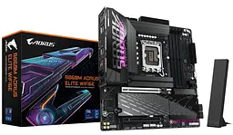 Материнська плата Gigabyte B860M AORUS ELITE WIFI6E (B860M AORUS ELITE WIFI6E) (Socket 1851, Intel B860, Micro-ATX) - мініатюра 6