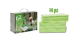 Пелюшки для собак Croci Super Nappy Eco біорозкладні 14 шт 57x54 см C6028471 - мініатюра 3
