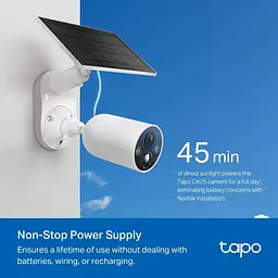 Комплект розумної бездротової камери TP-Link Tapo C425 KIT 2K QHD та сонячної панелі - мініатюра 4