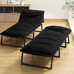 Розкладне ліжко з вбудованим матрацом Leobro Black (LB-FB-S1-BLK)