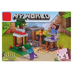 Конструктор дитячий My World Minecraft, LD6019, 181-245 деталей, (В асортименті) - мініатюра 3