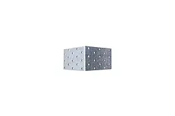 Кутник меблевий перфорований рівносторонній Apro 100 x 100 x 60 x 2 мм (в упаковці 5 шт.) - мініатюра 3