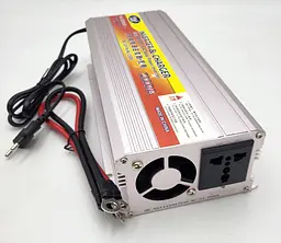 Перетворювач напруги 1000 W 12 V-220 V автомобільний інвертор з функцією заряджання акумулятора 10 A модифікована синусоїда SUNCHONGLIC 1000 Вт - мініатюра 4