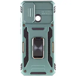 Ударостійкий чохол Epik Camshield Army Ring для Xiaomi Redmi 9C / 10A Зелений / Light Green - мініатюра 3