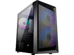 Корпус 1stPlayer BS-2-3F1-BK