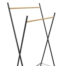 Стійка для одягу Casa Si Garment Rack Bamboo Black (CS92309W04), чорний - мініатюра 2