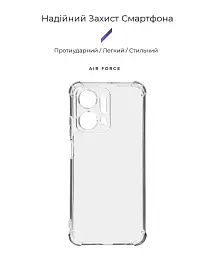 Чохол ArmorStandart Air Force для Honor X7a Camera cover Clear - мініатюра 2