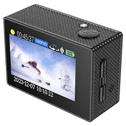 Екшн камера Hoco DV100 sports camera Black - мініатюра 2