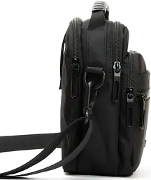 Сумка чоловіча через плече Lanpad Чорна (LAN82077 black) - мініатюра 2
