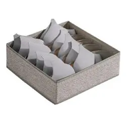 Коробка-органайзер для зберігання білизни на 6 секцій 32×24×12 см (3224126)