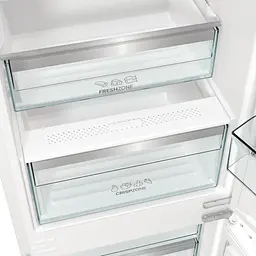 Холодильник Gorenje вбудований з нижн. мороз., 177x69x55см, 2 двері, 252 (76) л, А +, NF +, Зона св-ті, Диспл, Wi-Fi, Білі - мініатюра 6